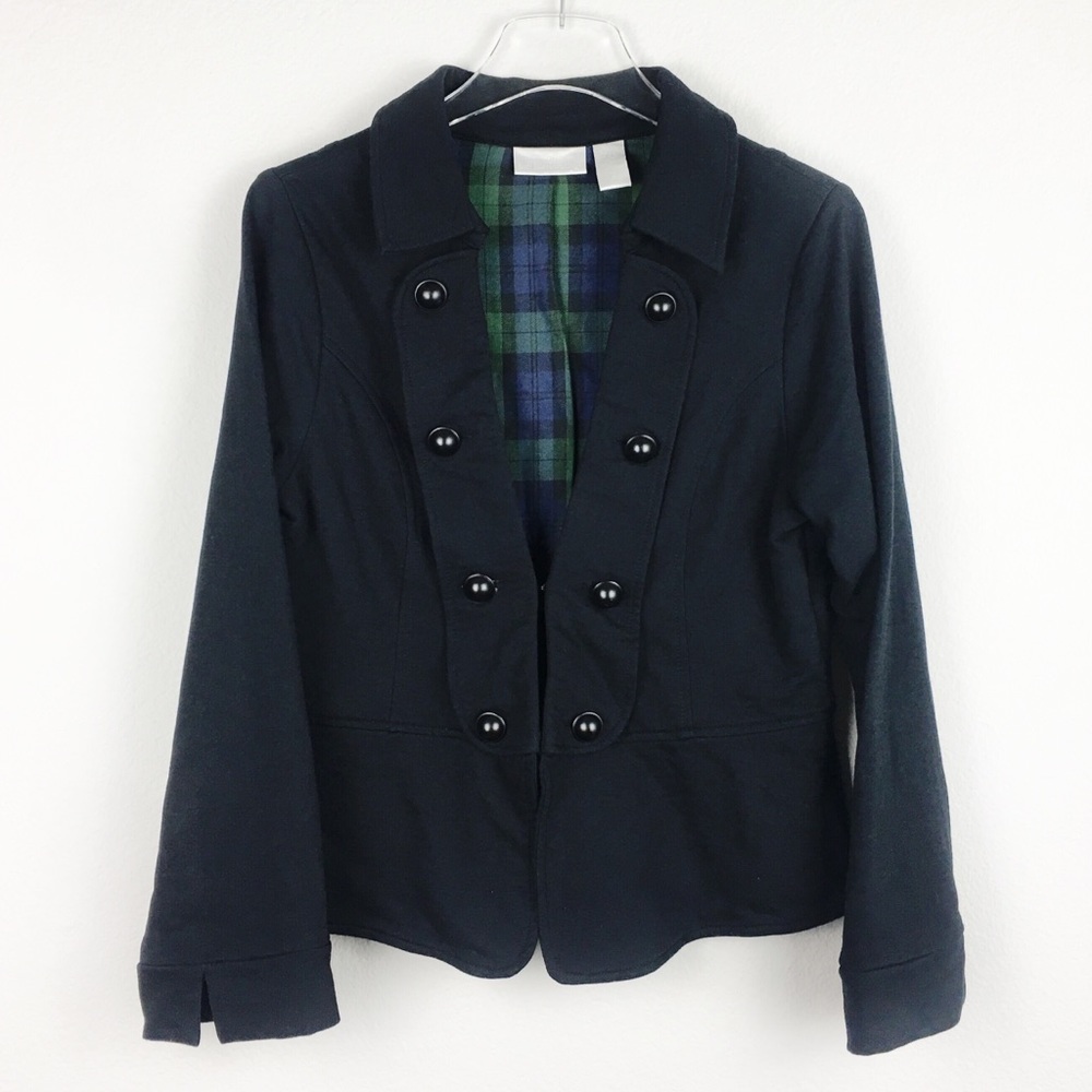 Soft Surroundings | Black Peplum Jacket | SMALL